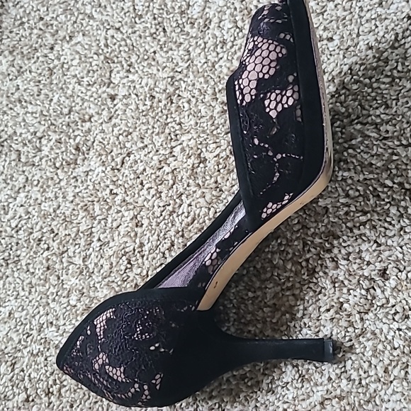 Via Spiga Italian high heels black lace - Picture 9 of 10